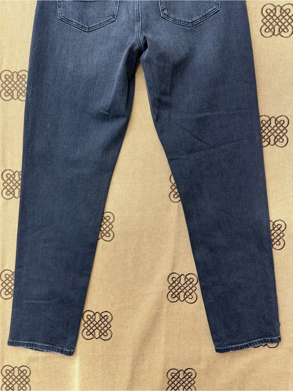 American Eagle Mom Jeans Womens Straight Leg 90s Washed Black Gray High Rise - Picture 11 of 16